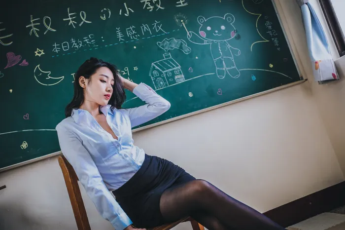 [爱美足] NO.058  段璟乐 教师黑丝 高跟美腿旅拍 街拍#[59P]-8