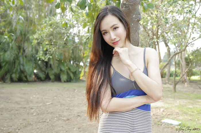 [爱美足] NO.048 Dora妍希 飄逸洋裝 高跟美腿外拍 街拍#[51P]-4