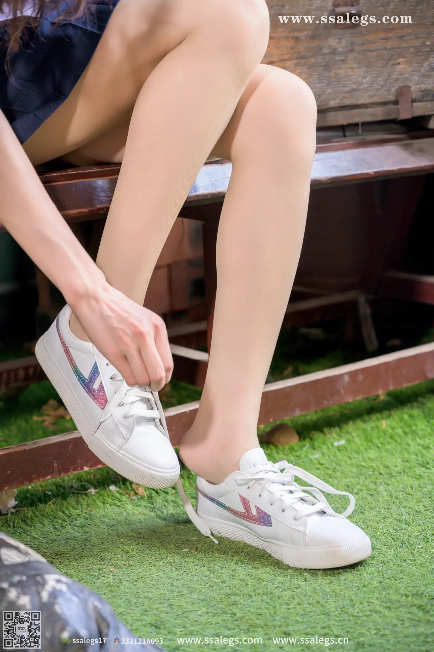 [爱美足] NO.421 漫漫白色jk制服肉丝写真(上) 丝社#[124P]-2