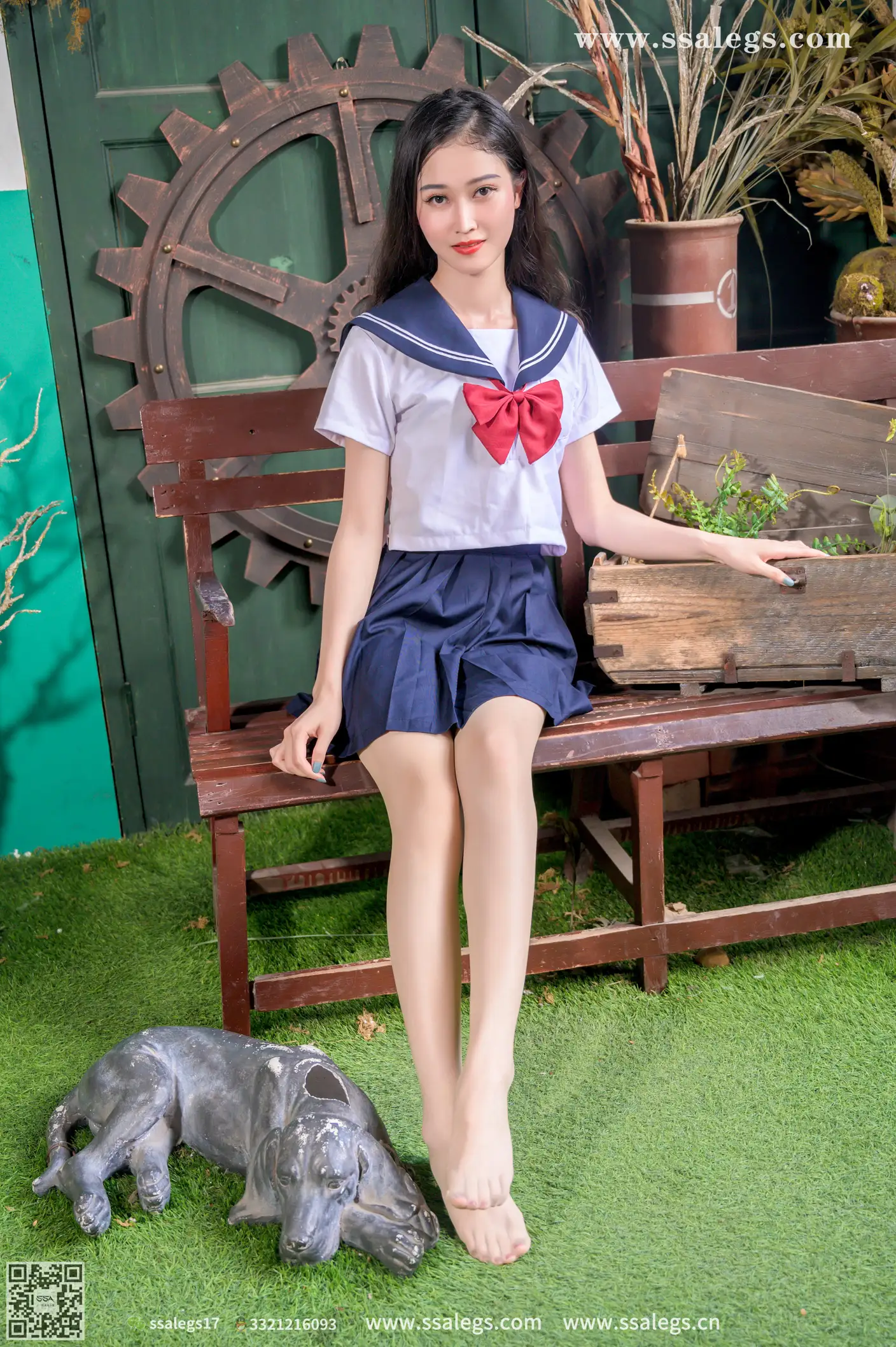 [爱美足] NO.421 漫漫白色jk制服肉丝写真(上) 丝社#[124P]-7