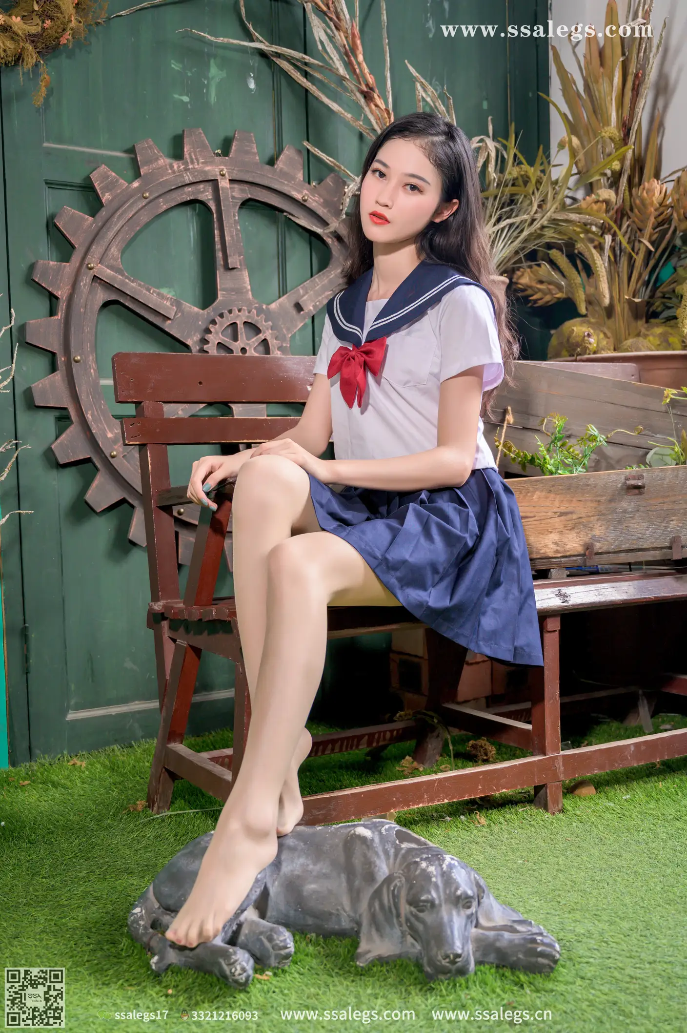[爱美足] NO.421 漫漫白色jk制服肉丝写真(上) 丝社#[124P]-19