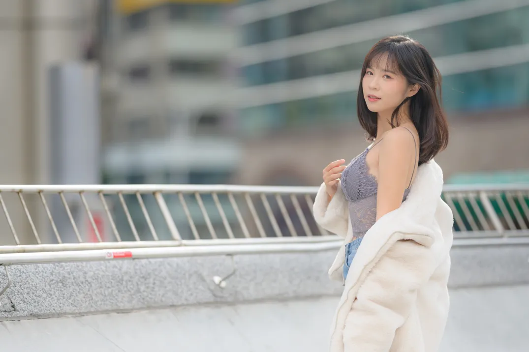 [爱美足] NO.215 YoYo 牛仔短裤长靴 街拍#[105P]-10