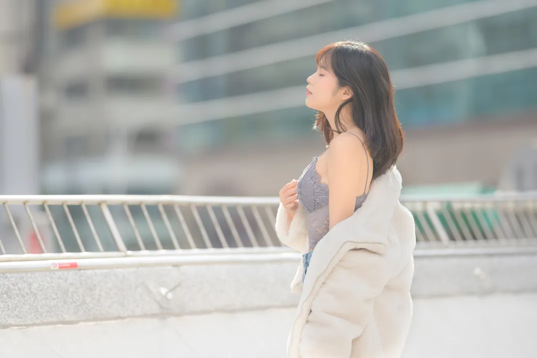 [爱美足] NO.215 YoYo 牛仔短裤长靴 街拍#[105P]-3