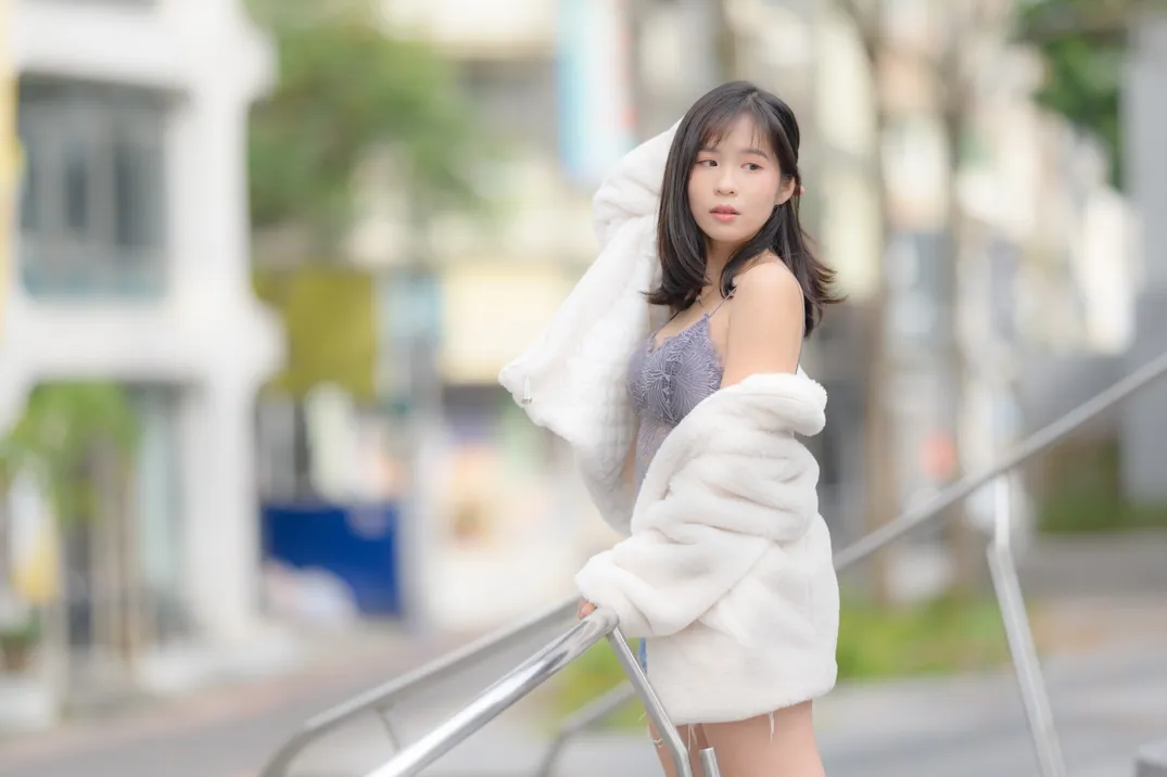 [爱美足] NO.215 YoYo 牛仔短裤长靴 街拍#[105P]-5