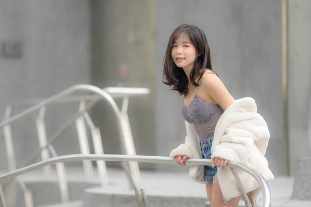 [爱美足] NO.215 YoYo 牛仔短裤长靴 街拍#[105P]-7