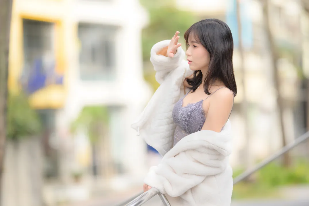 [爱美足] NO.215 YoYo 牛仔短裤长靴 街拍#[105P]-9