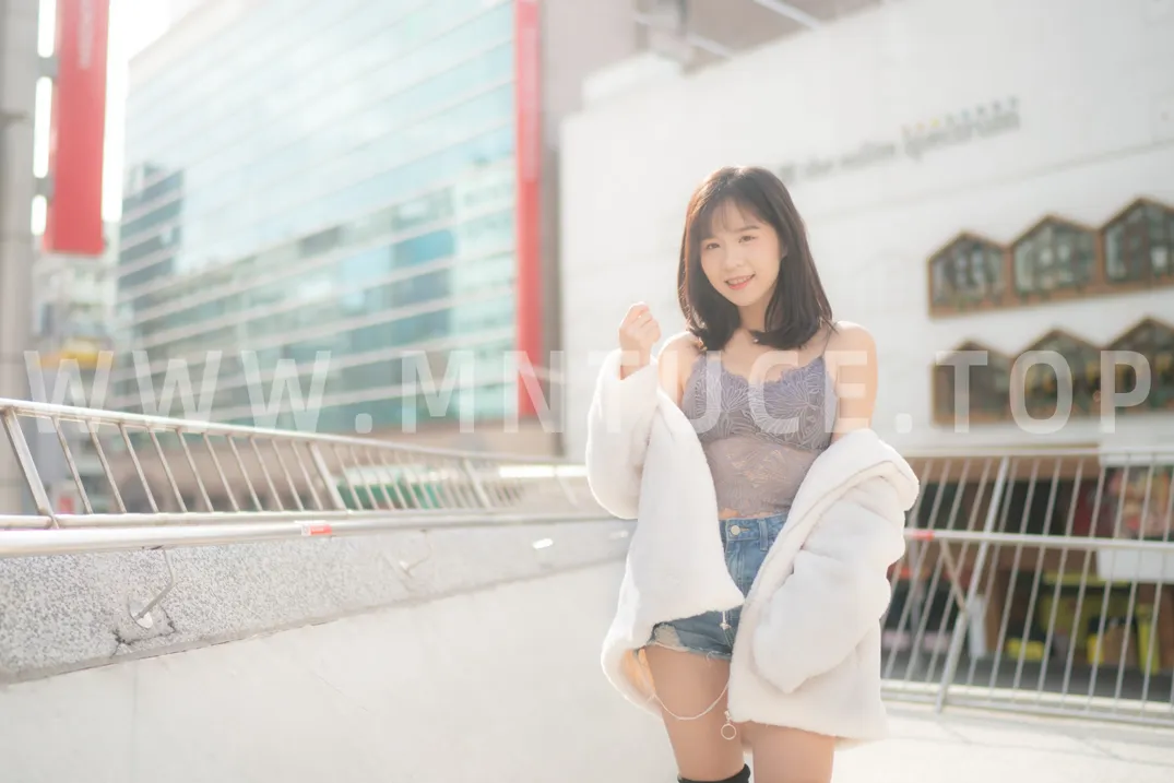 [爱美足] NO.215 YoYo 牛仔短裤长靴 街拍#[105P]-5