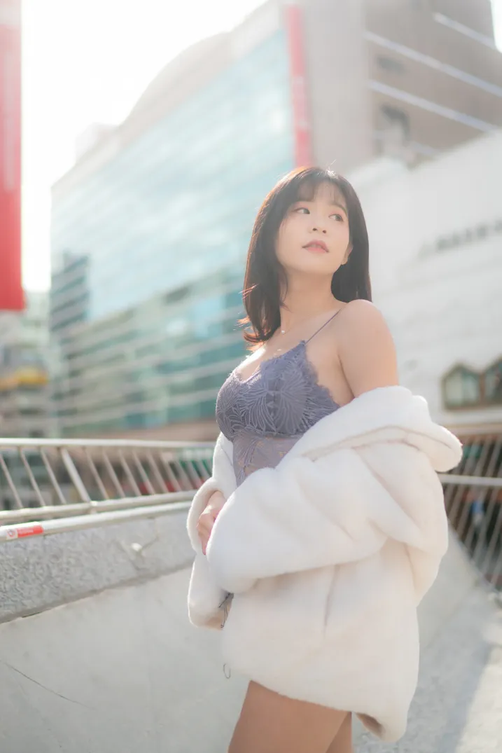 [爱美足] NO.215 YoYo 牛仔短裤长靴 街拍#[105P]-10