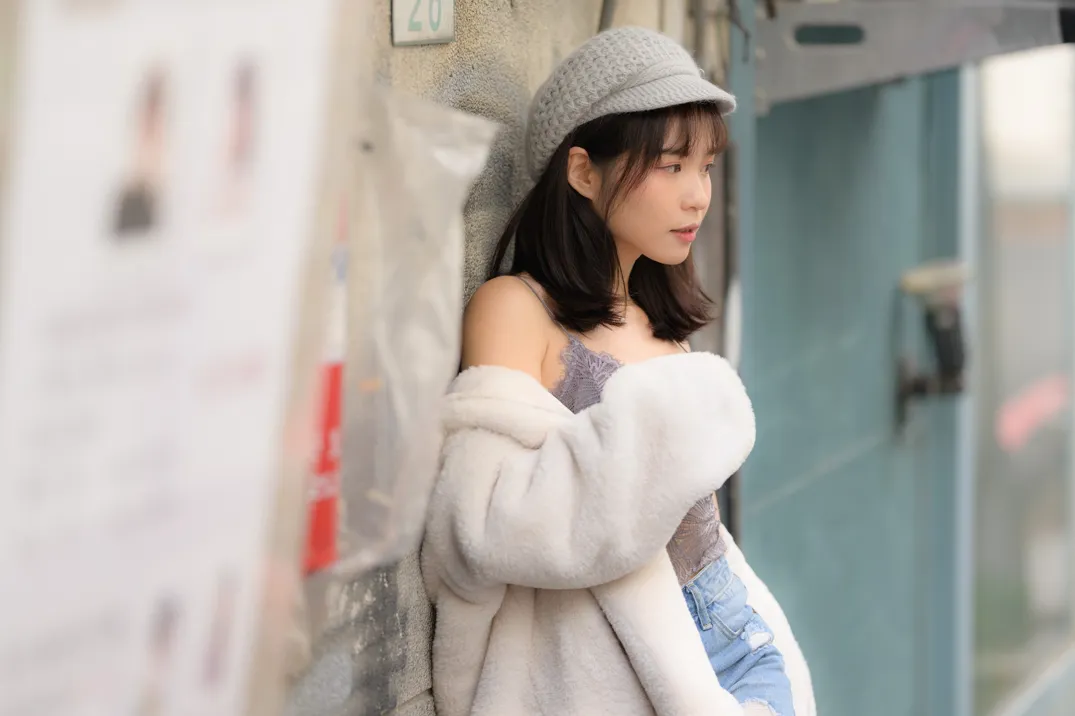 [爱美足] NO.215 YoYo 牛仔短裤长靴 街拍#[105P]-2