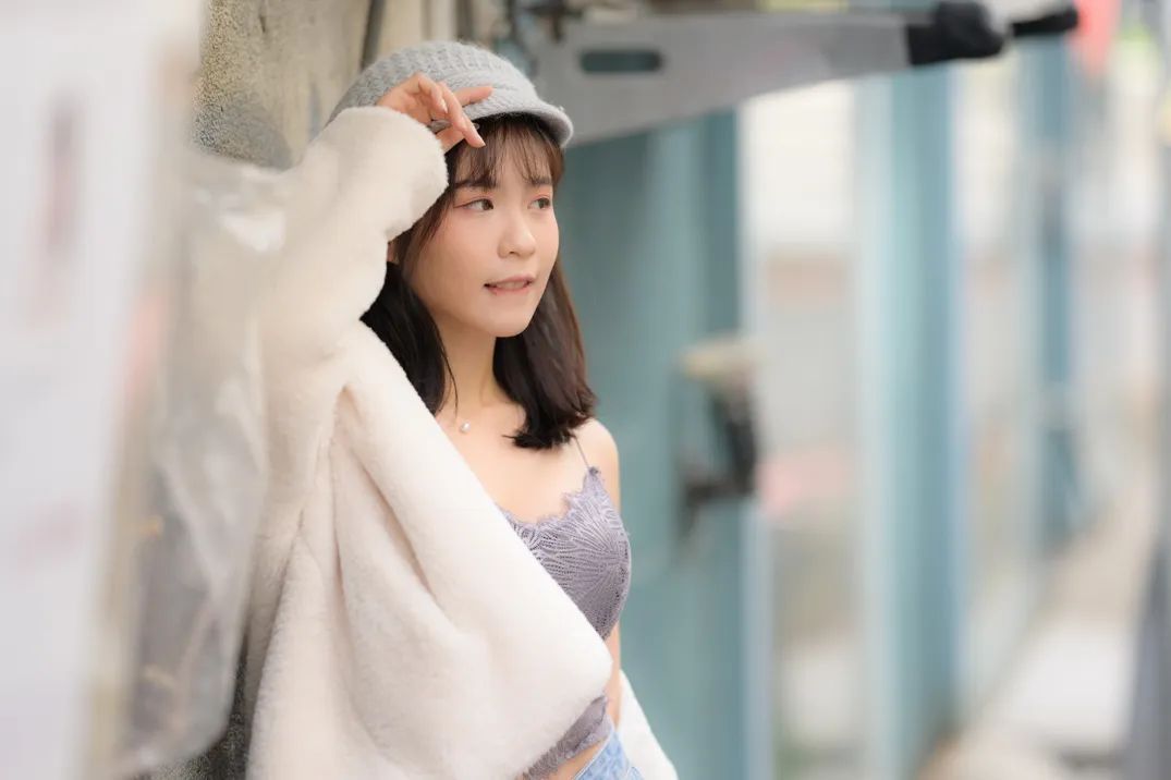 [爱美足] NO.215 YoYo 牛仔短裤长靴 街拍#[105P]-4