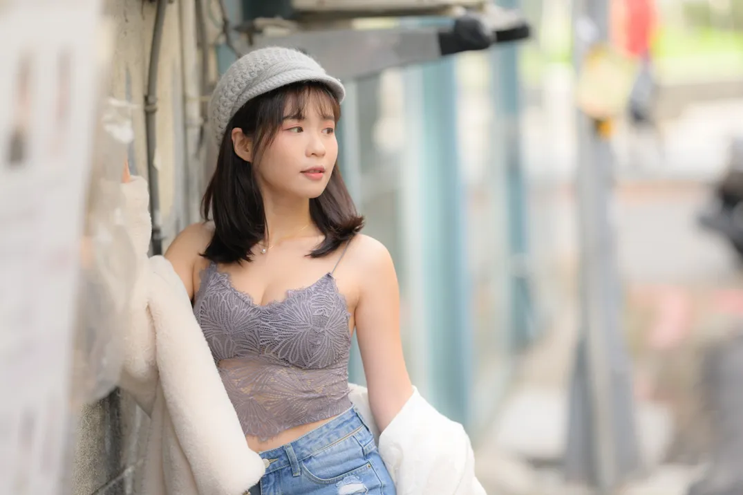 [爱美足] NO.215 YoYo 牛仔短裤长靴 街拍#[105P]-6