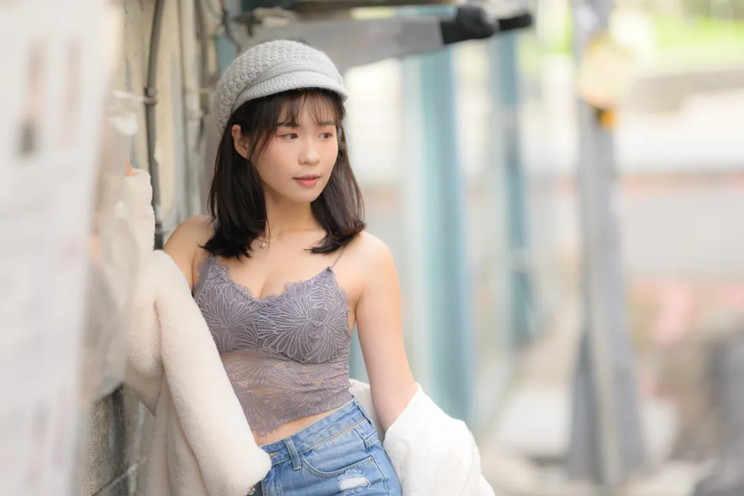 [爱美足] NO.215 YoYo 牛仔短裤长靴 街拍#[105P]-7