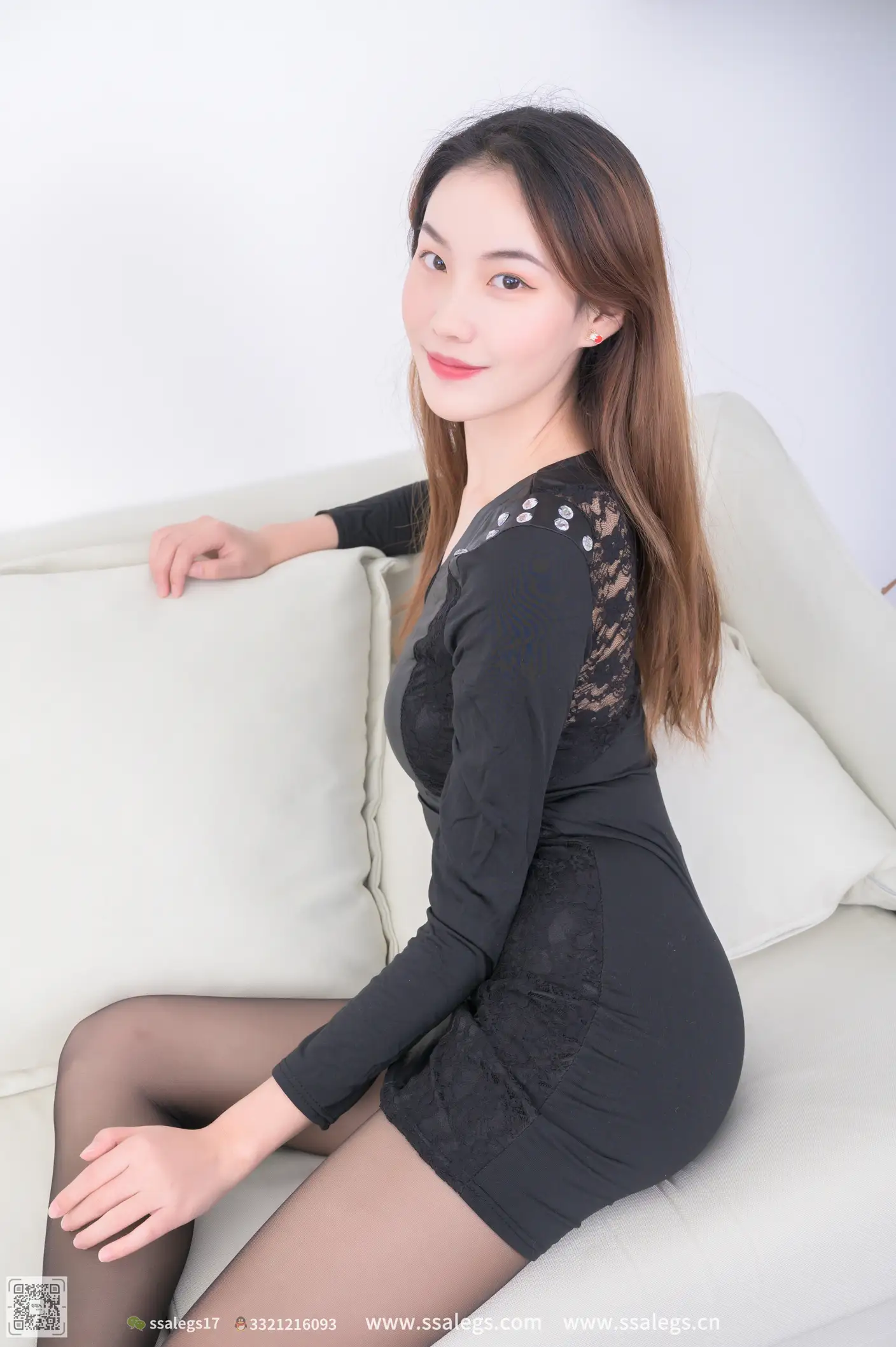 [爱美足] NO.536 素素 黑丝袜（上) 丝社#[127P]-1