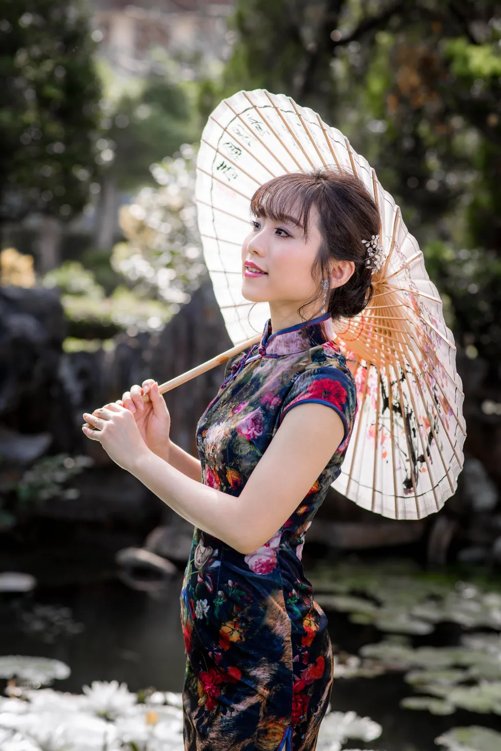 [爱美足] NO.194 余宸 短旗袍高跟美腿 街拍#[105P]-5