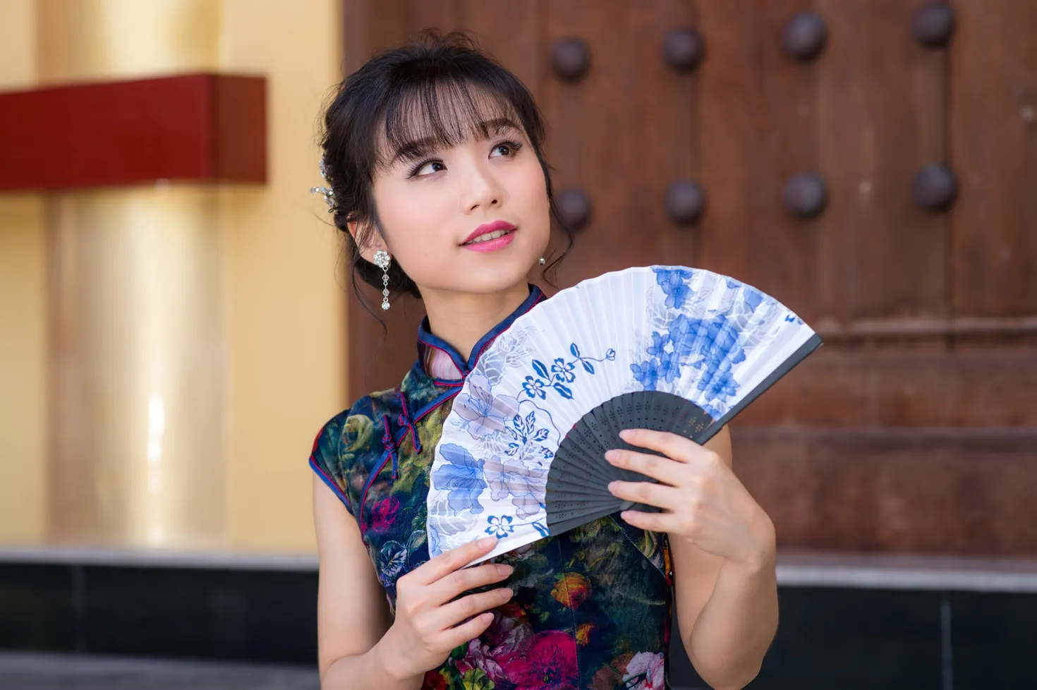 [爱美足] NO.194 余宸 短旗袍高跟美腿 街拍#[105P]-2