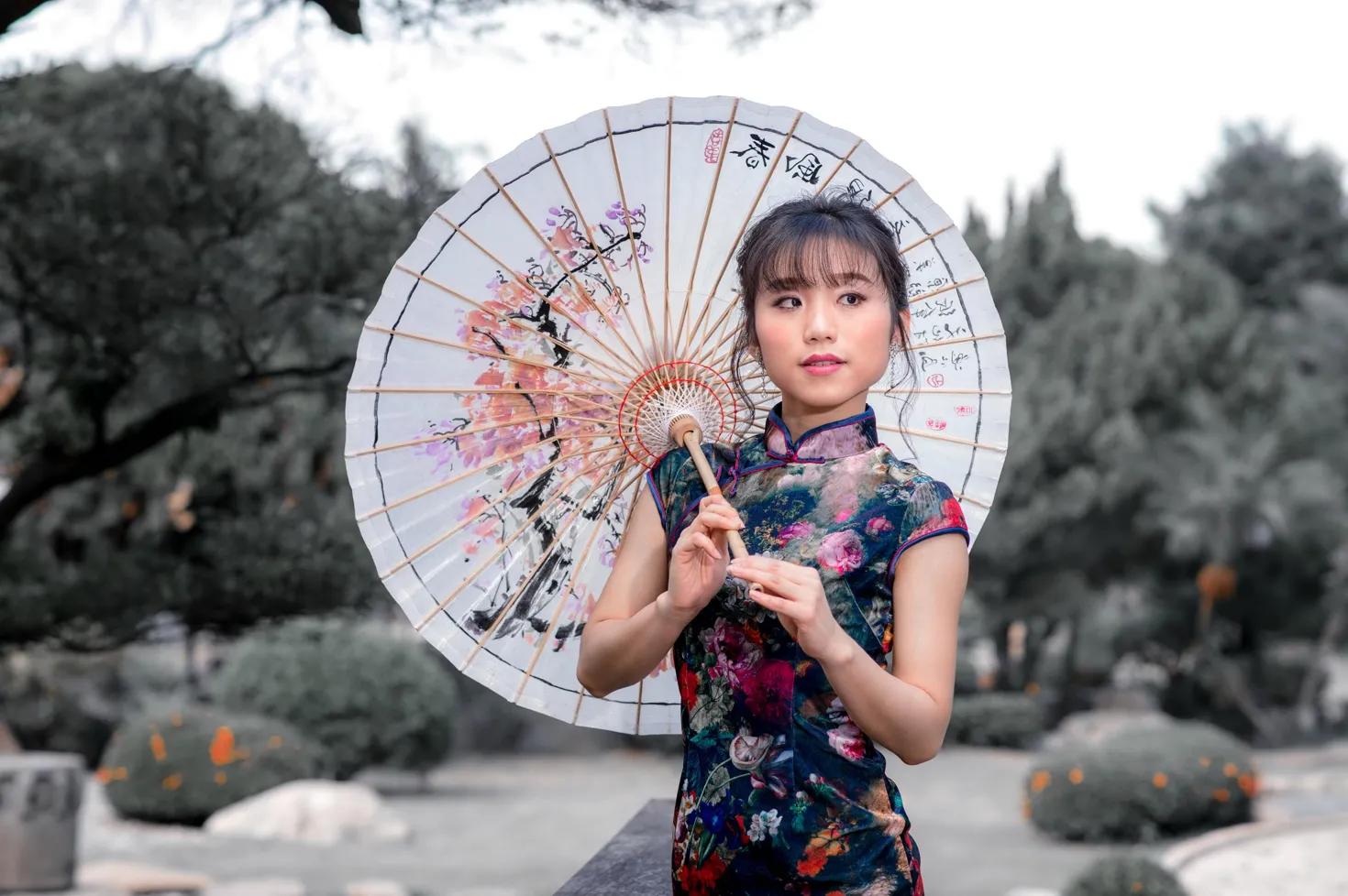 [爱美足] NO.194 余宸 短旗袍高跟美腿 街拍#[105P]-10