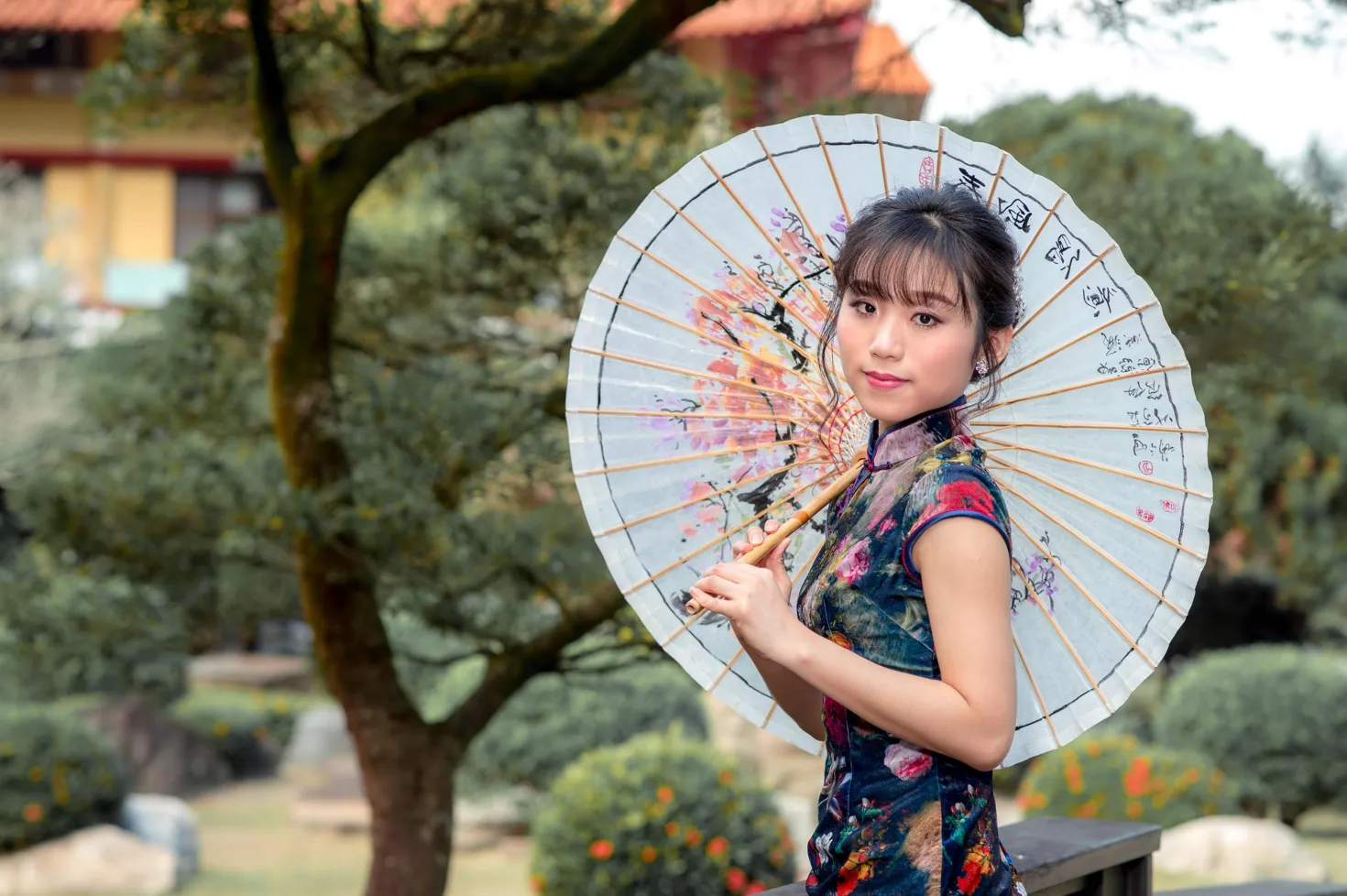 [爱美足] NO.194 余宸 短旗袍高跟美腿 街拍#[105P]-1