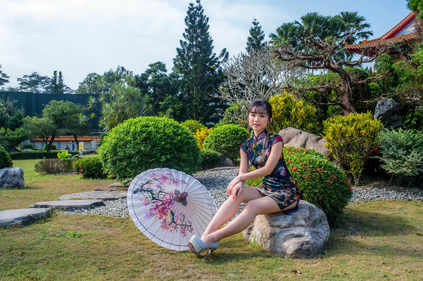 [爱美足] NO.194 余宸 短旗袍高跟美腿 街拍#[105P]-4