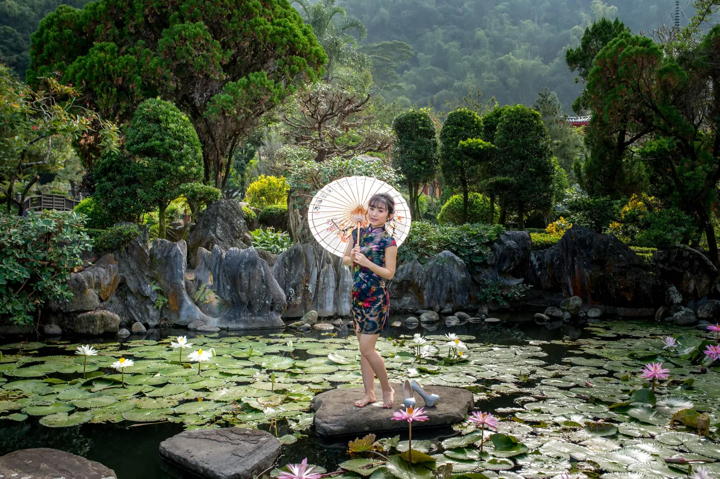 [爱美足] NO.194 余宸 短旗袍高跟美腿 街拍#[105P]-10