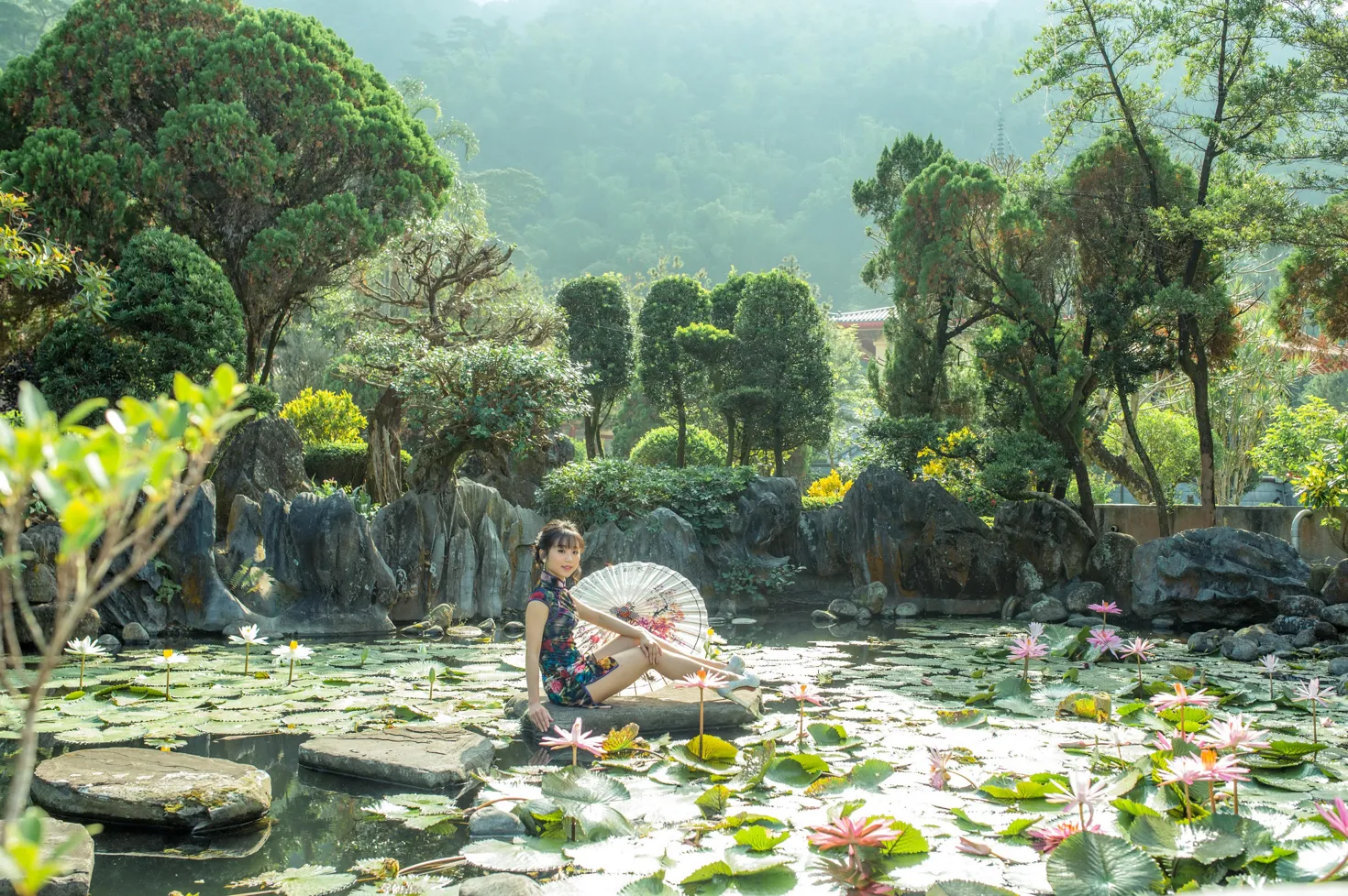 [爱美足] NO.194 余宸 短旗袍高跟美腿 街拍#[105P]-5