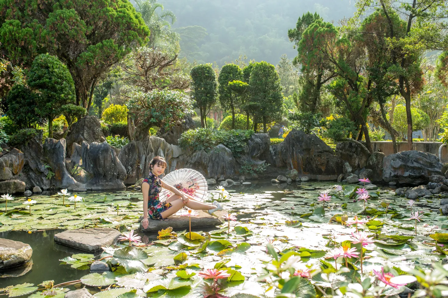 [爱美足] NO.194 余宸 短旗袍高跟美腿 街拍#[105P]-6