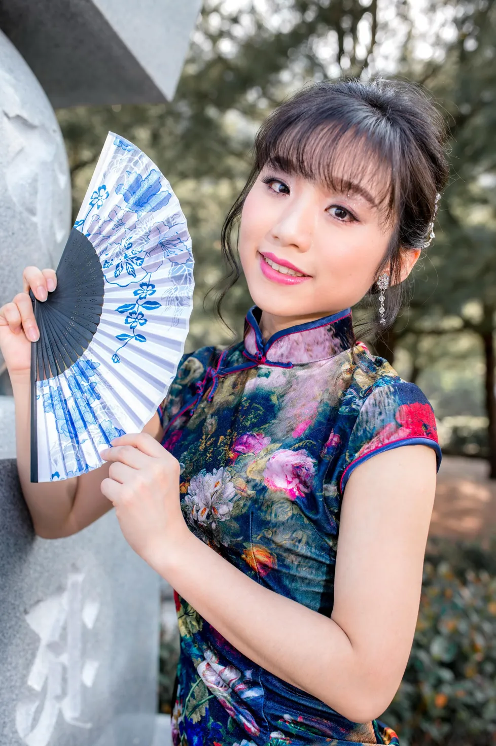 [爱美足] NO.194 余宸 短旗袍高跟美腿 街拍#[105P]-4