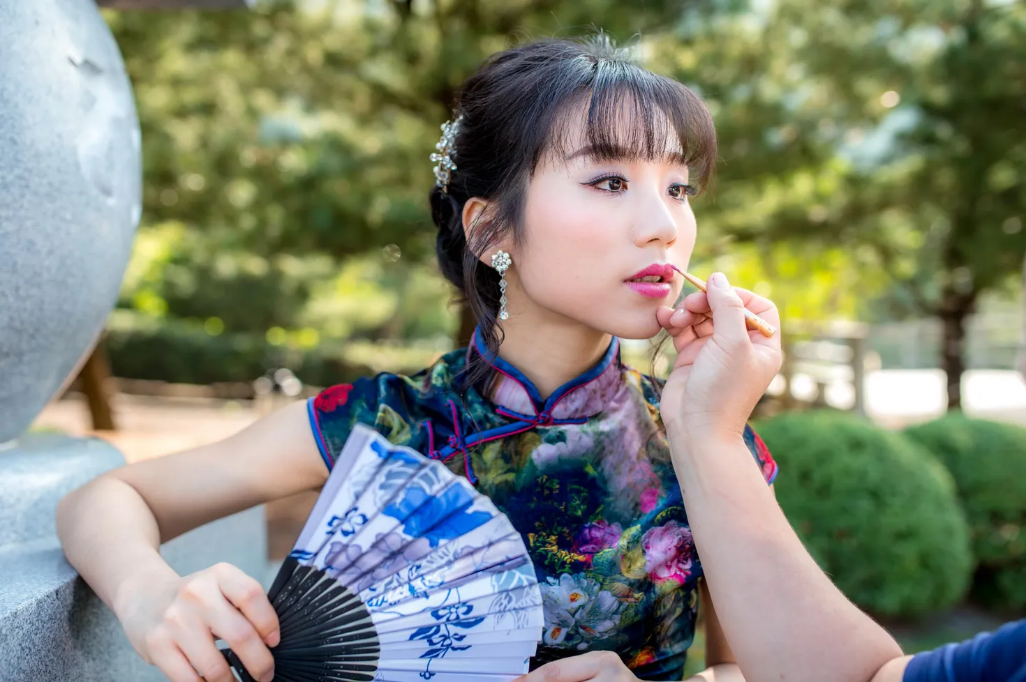 [爱美足] NO.194 余宸 短旗袍高跟美腿 街拍#[105P]-7