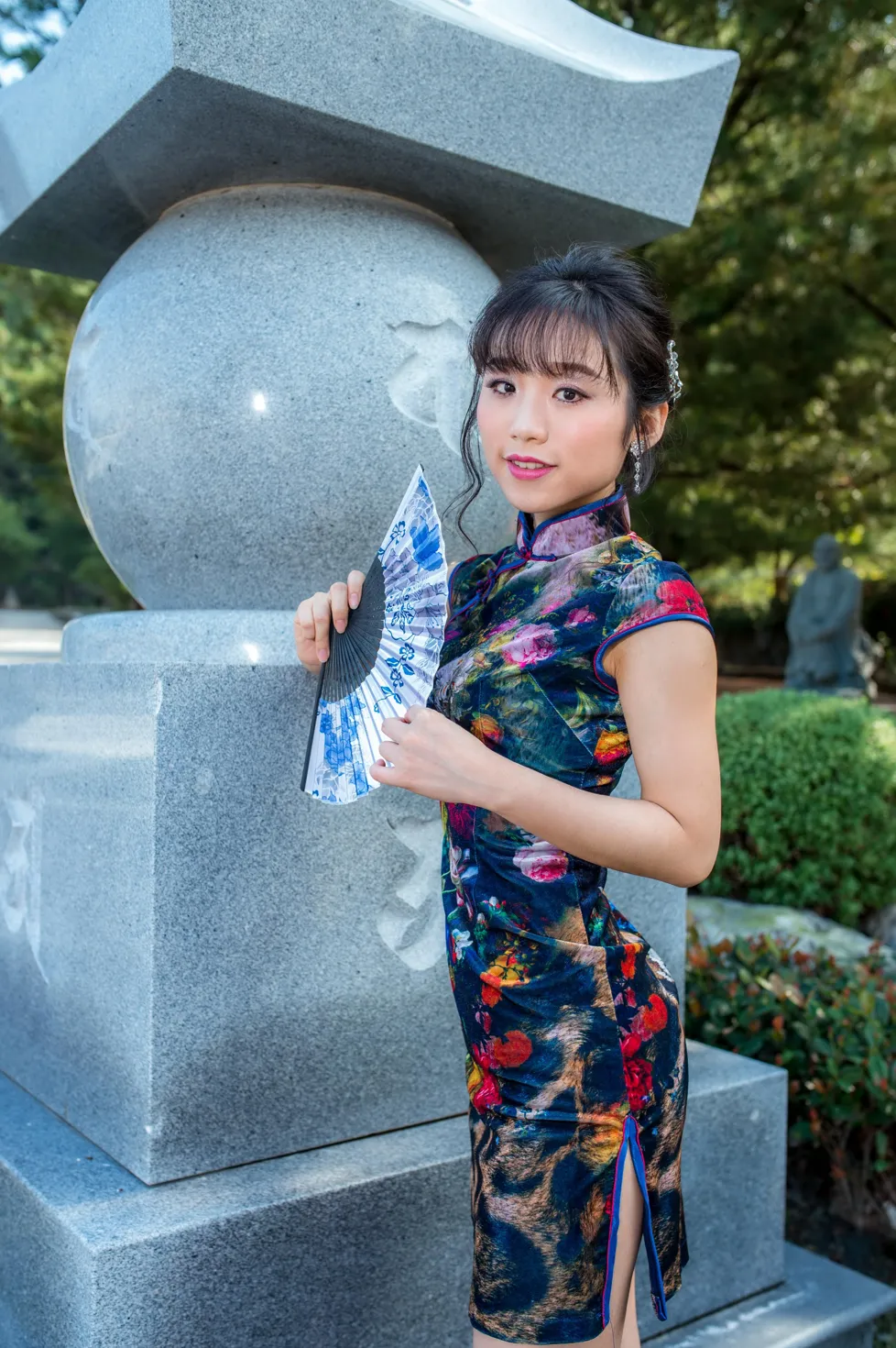 [爱美足] NO.194 余宸 短旗袍高跟美腿 街拍#[105P]-9