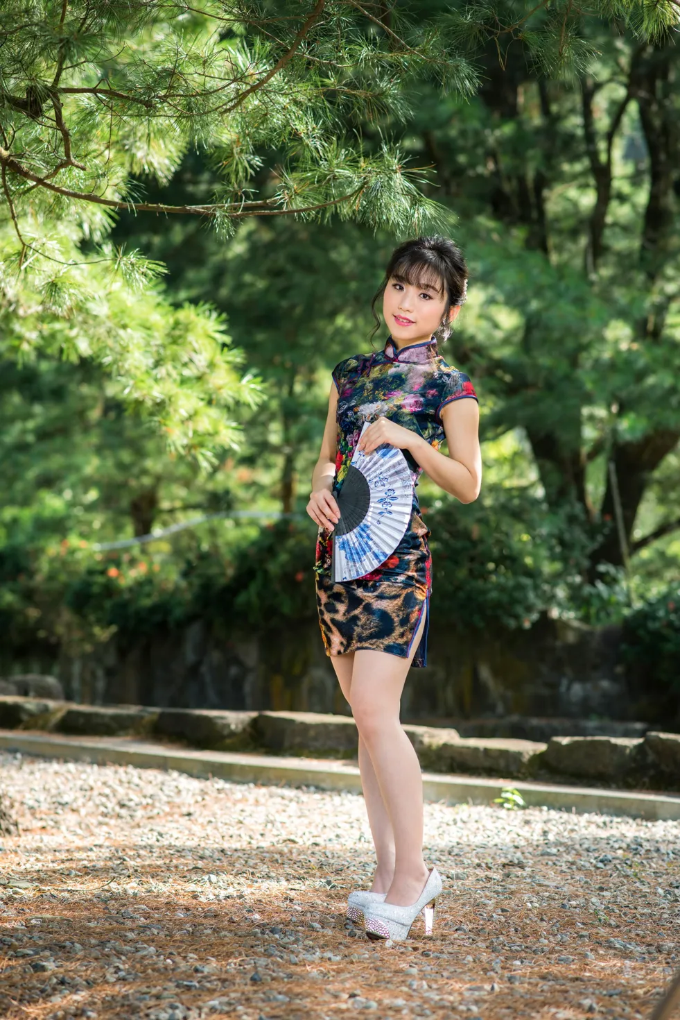 [爱美足] NO.194 余宸 短旗袍高跟美腿 街拍#[105P]-4