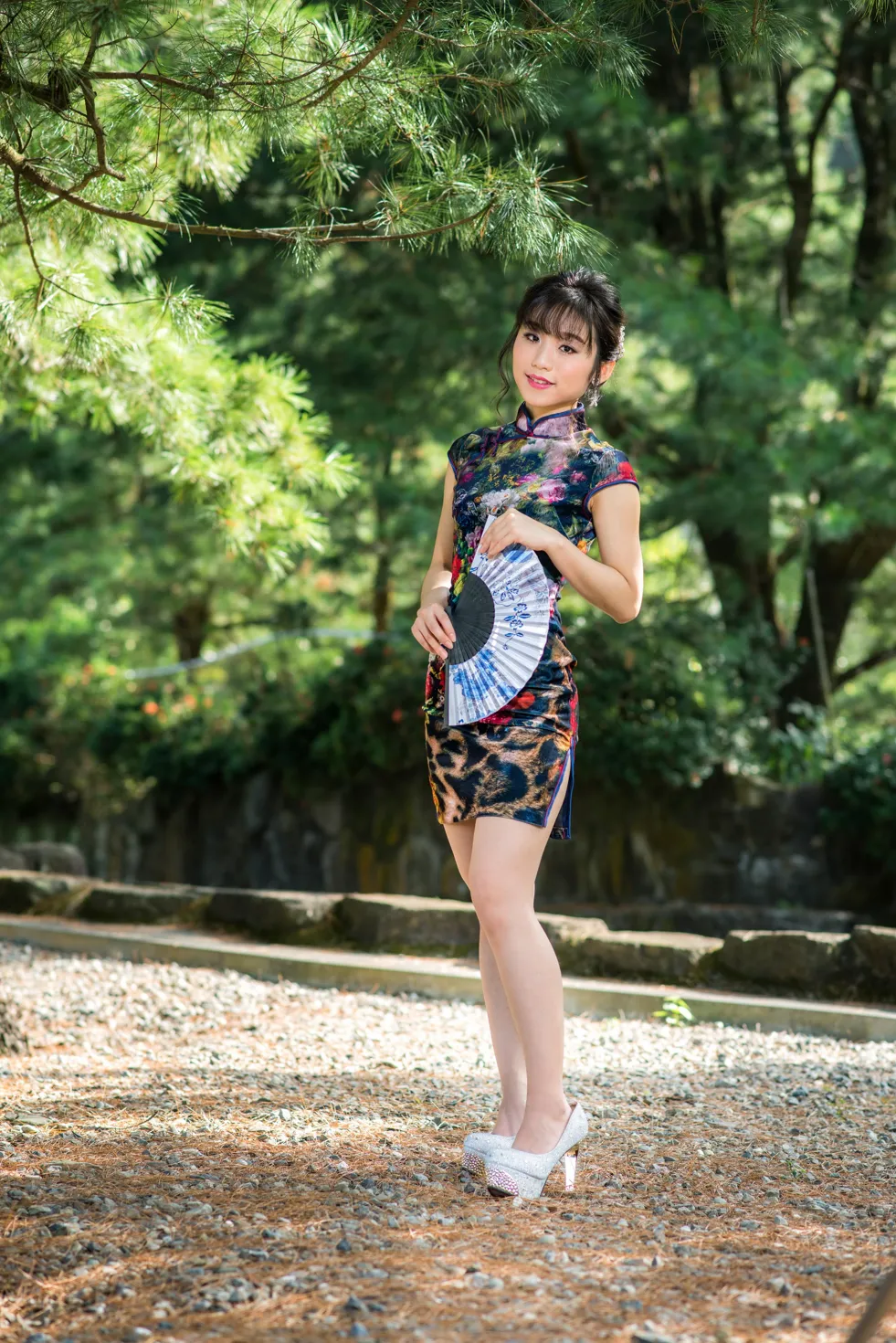 [爱美足] NO.194 余宸 短旗袍高跟美腿 街拍#[105P]-5