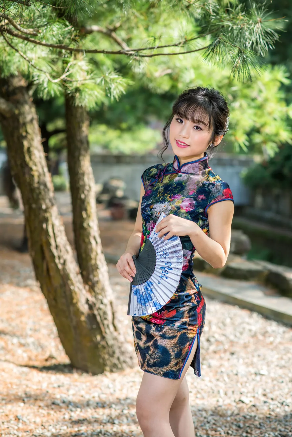 [爱美足] NO.194 余宸 短旗袍高跟美腿 街拍#[105P]-8