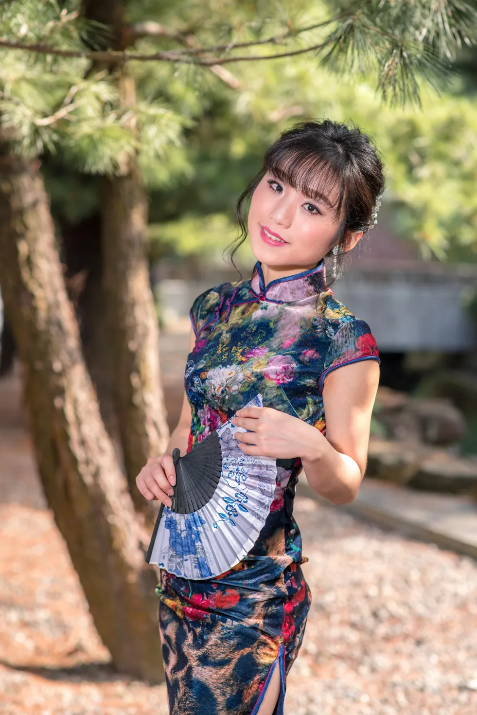 [爱美足] NO.194 余宸 短旗袍高跟美腿 街拍#[105P]-9