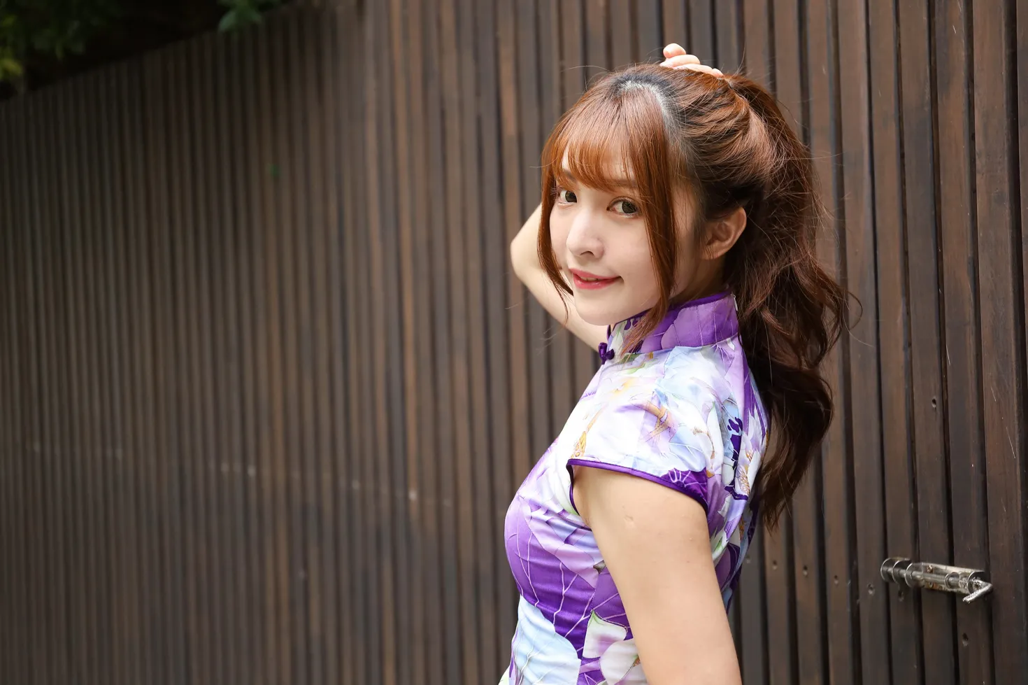 [爱美足] NO.136 Shiang Min 旗袍高跟美腿 街拍#[50P]-4