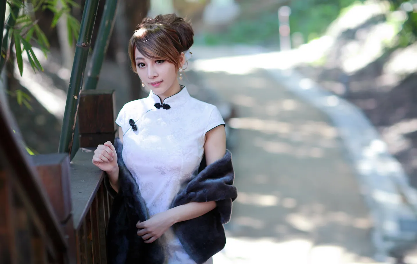 [爱美足] NO.212 小优 短旗袍丝袜高跟美腿 街拍#[78P]-3