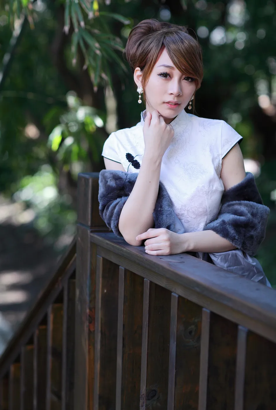 [爱美足] NO.212 小优 短旗袍丝袜高跟美腿 街拍#[78P]-10