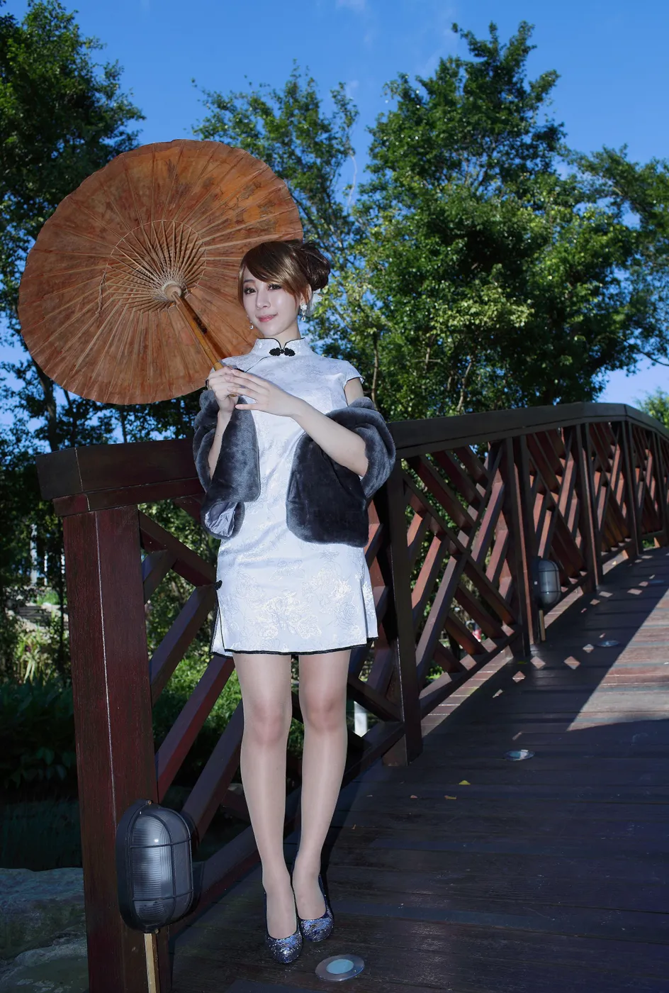 [爱美足] NO.212 小优 短旗袍丝袜高跟美腿 街拍#[78P]-6