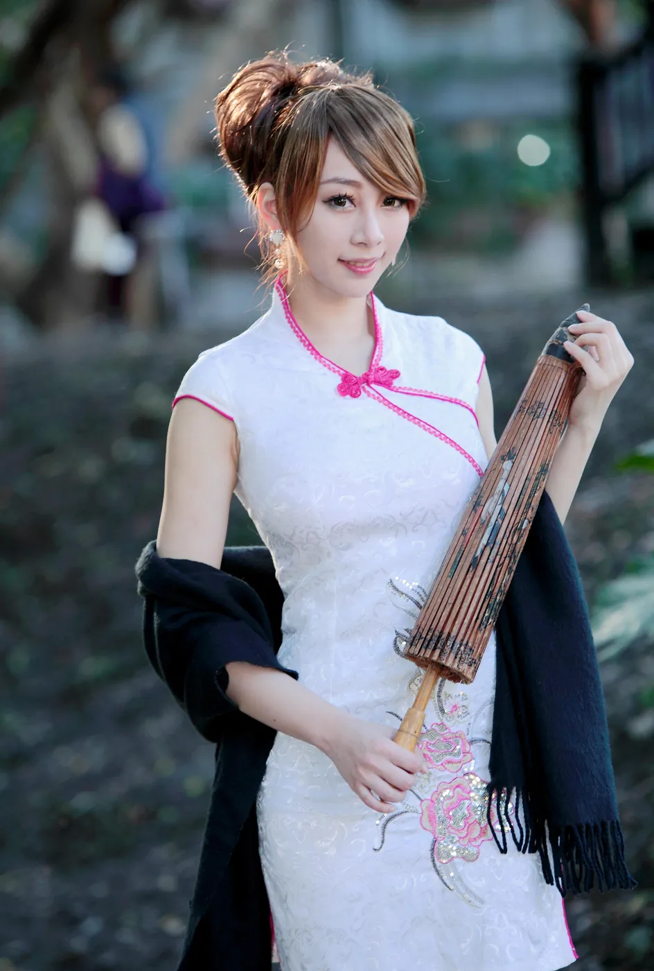 [爱美足] NO.212 小优 短旗袍丝袜高跟美腿 街拍#[78P]-9