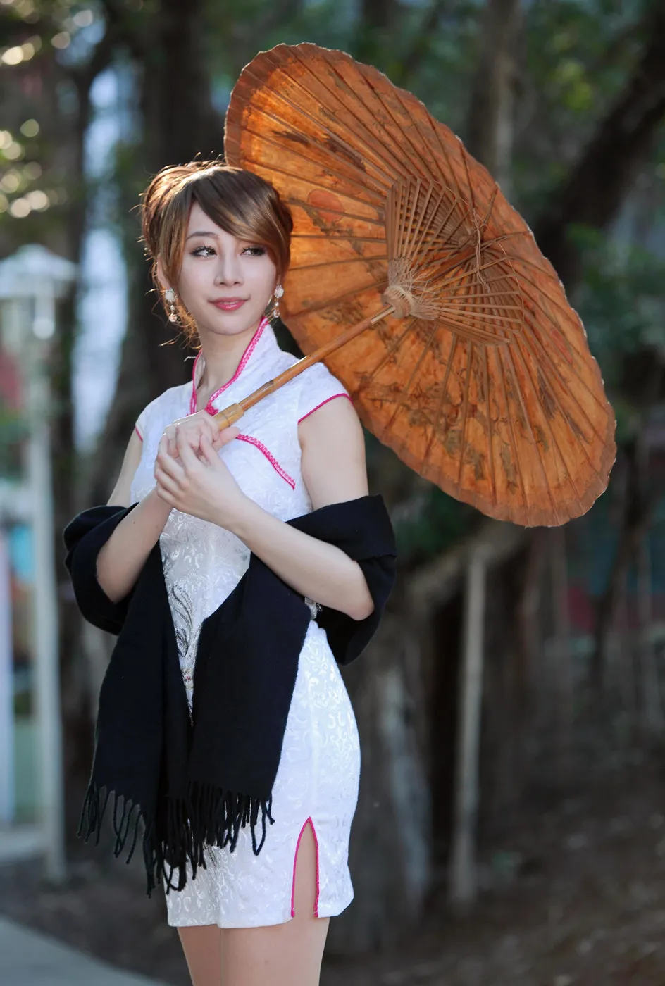 [爱美足] NO.212 小优 短旗袍丝袜高跟美腿 街拍#[78P]-10