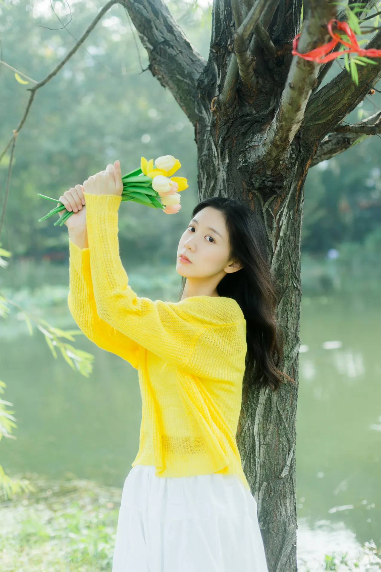 [艺图语] 2022.11.26 Vol.2532 – 秋风轻轻 饲猫少女-#[38P]-9