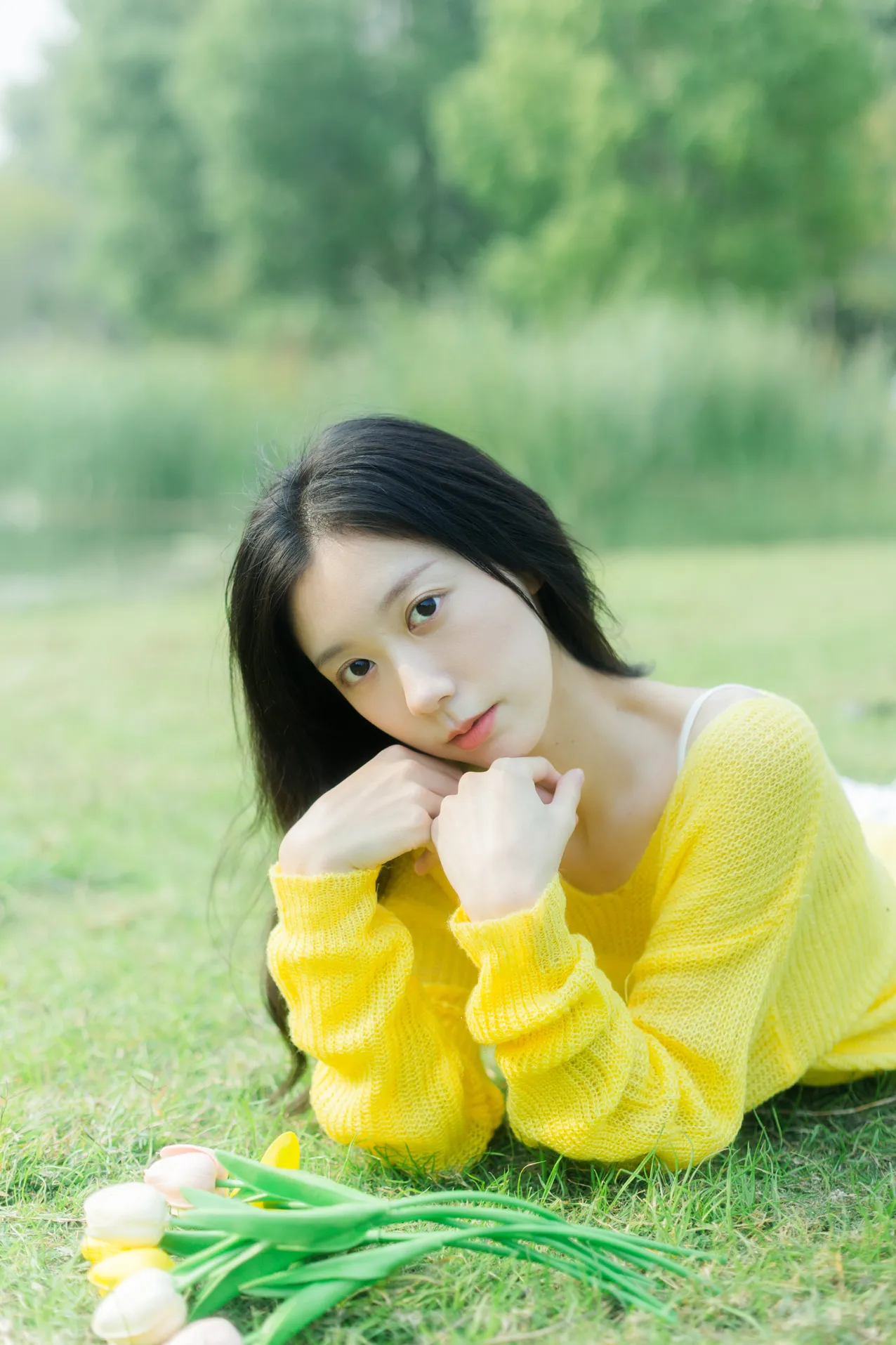 [艺图语] 2022.11.26 Vol.2532 – 秋风轻轻 饲猫少女-#[38P]-3