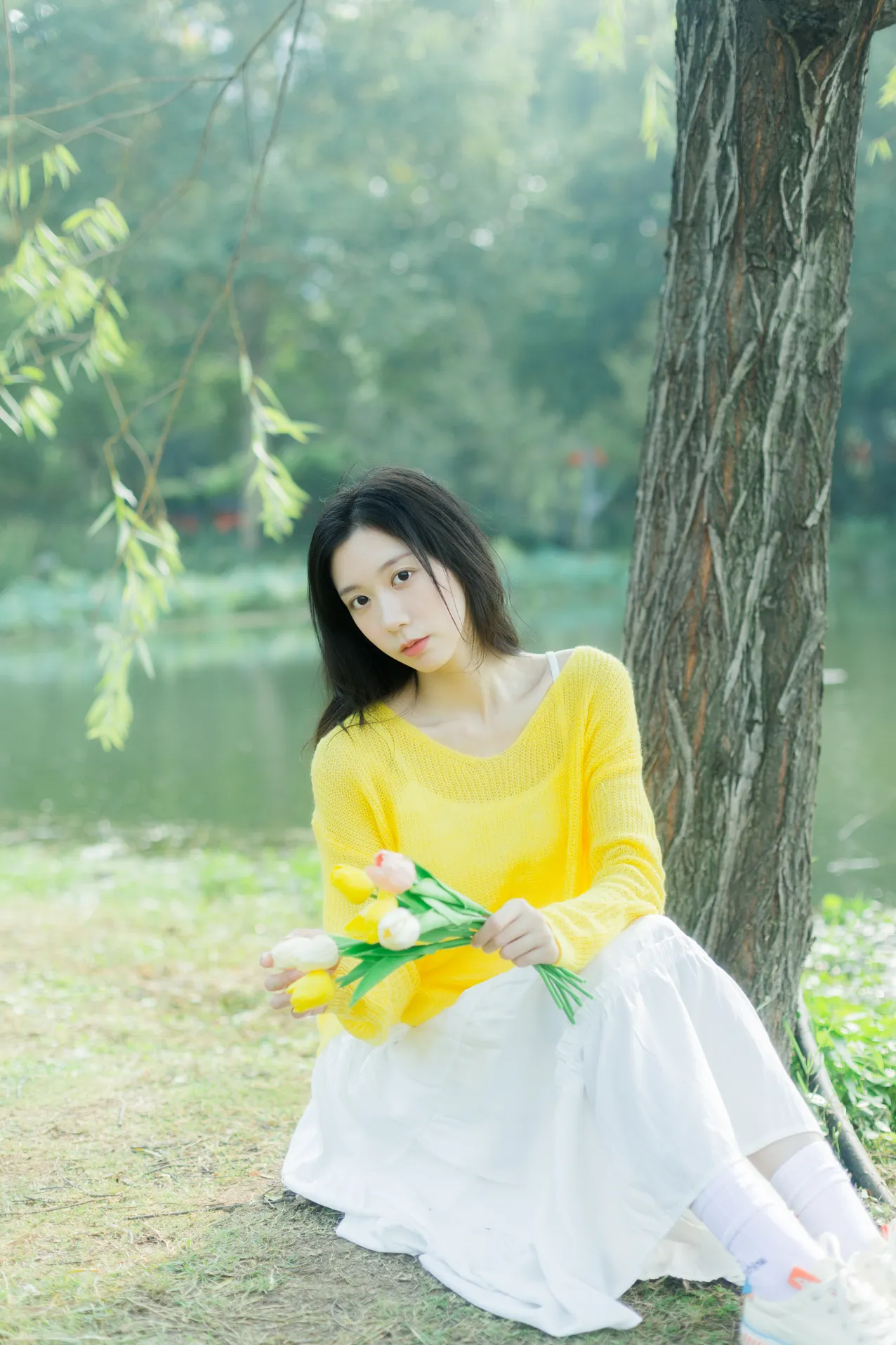 [艺图语] 2022.11.26 Vol.2532 – 秋风轻轻 饲猫少女-#[38P]-8