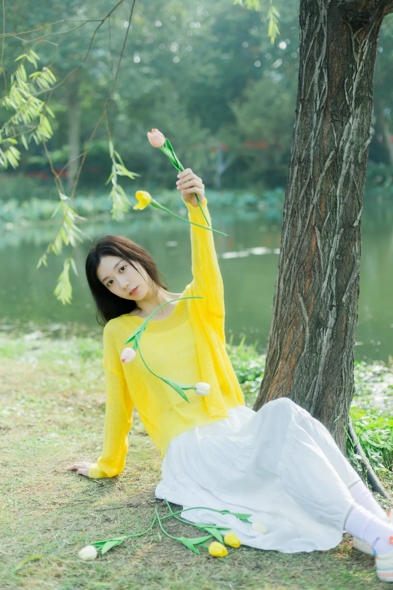 [艺图语] 2022.11.26 Vol.2532 – 秋风轻轻 饲猫少女-#[38P]-9