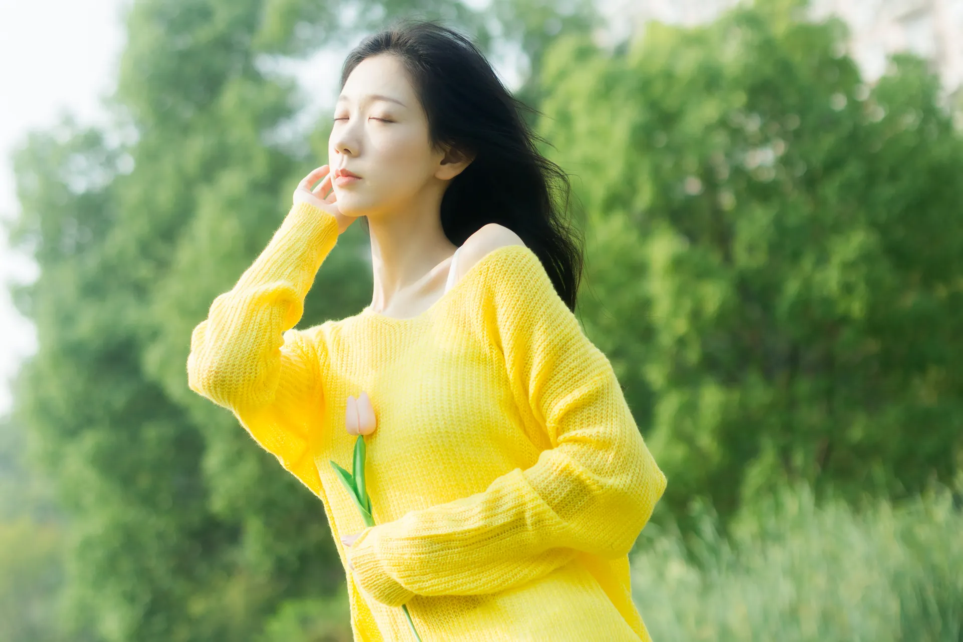 [艺图语] 2022.11.26 Vol.2532 – 秋风轻轻 饲猫少女-#[38P]-7