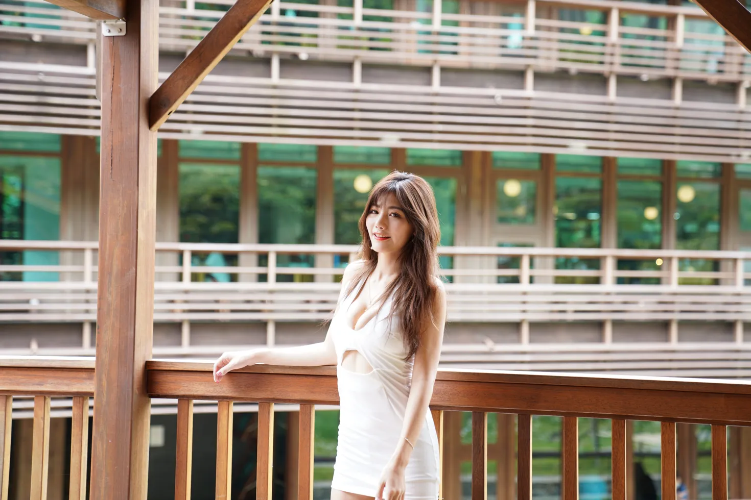 [爱美足] NO.105 陈葳 性感露肚连衣短裙高跟美腿 街拍#[81P]-10