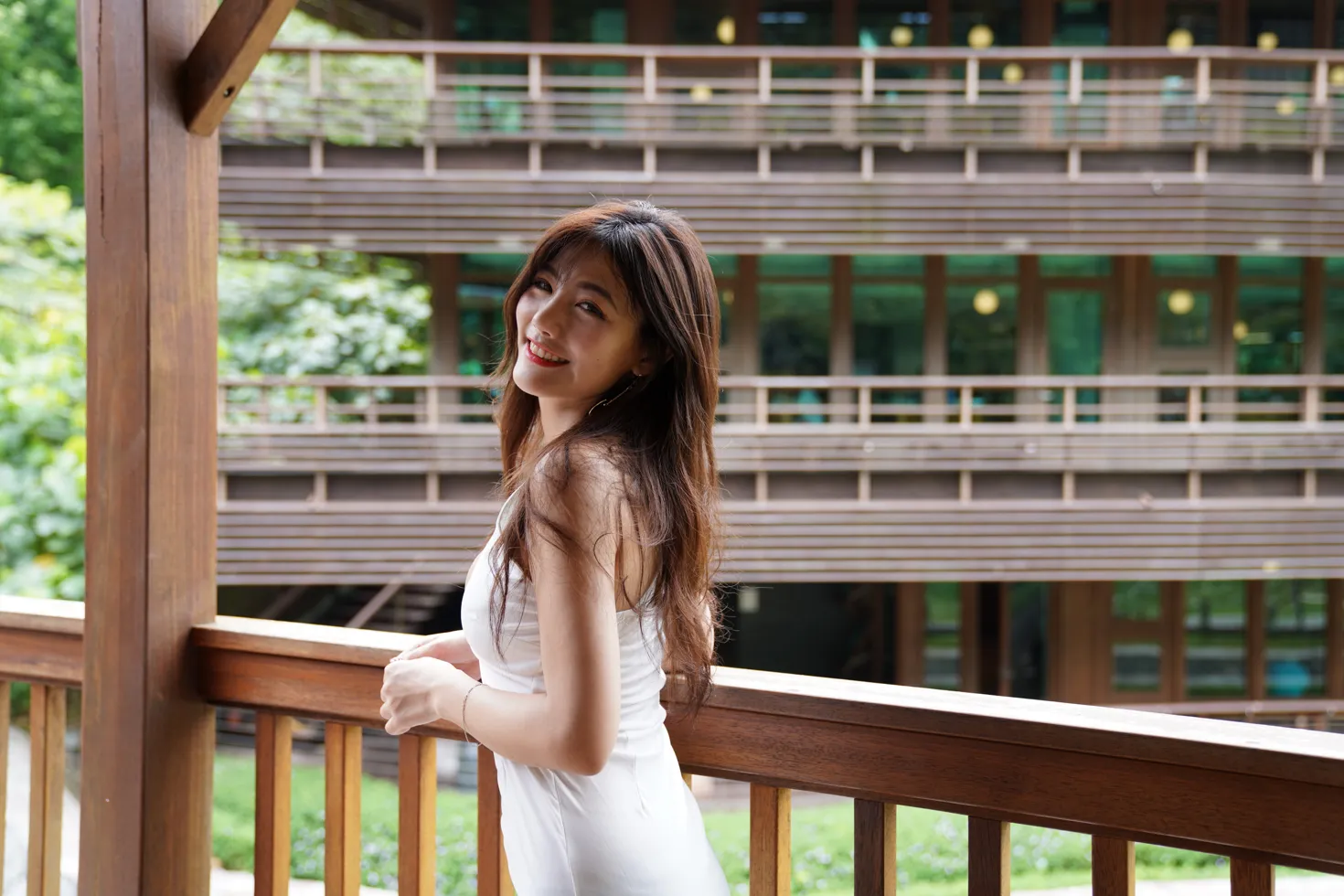 [爱美足] NO.105 陈葳 性感露肚连衣短裙高跟美腿 街拍#[81P]-4