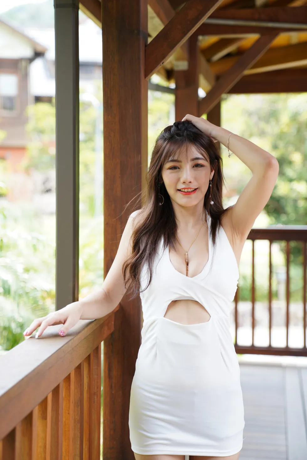 [爱美足] NO.105 陈葳 性感露肚连衣短裙高跟美腿 街拍#[81P]-6