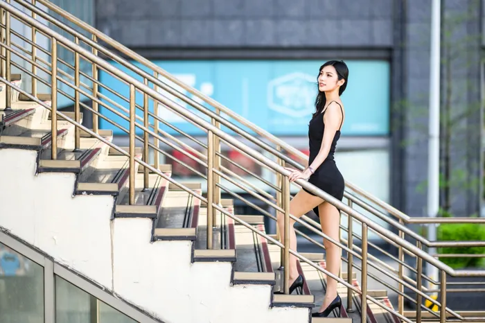 [爱美足] NO.226 Bao 丝袜高跟美腿外拍2 街拍#[99P]-2