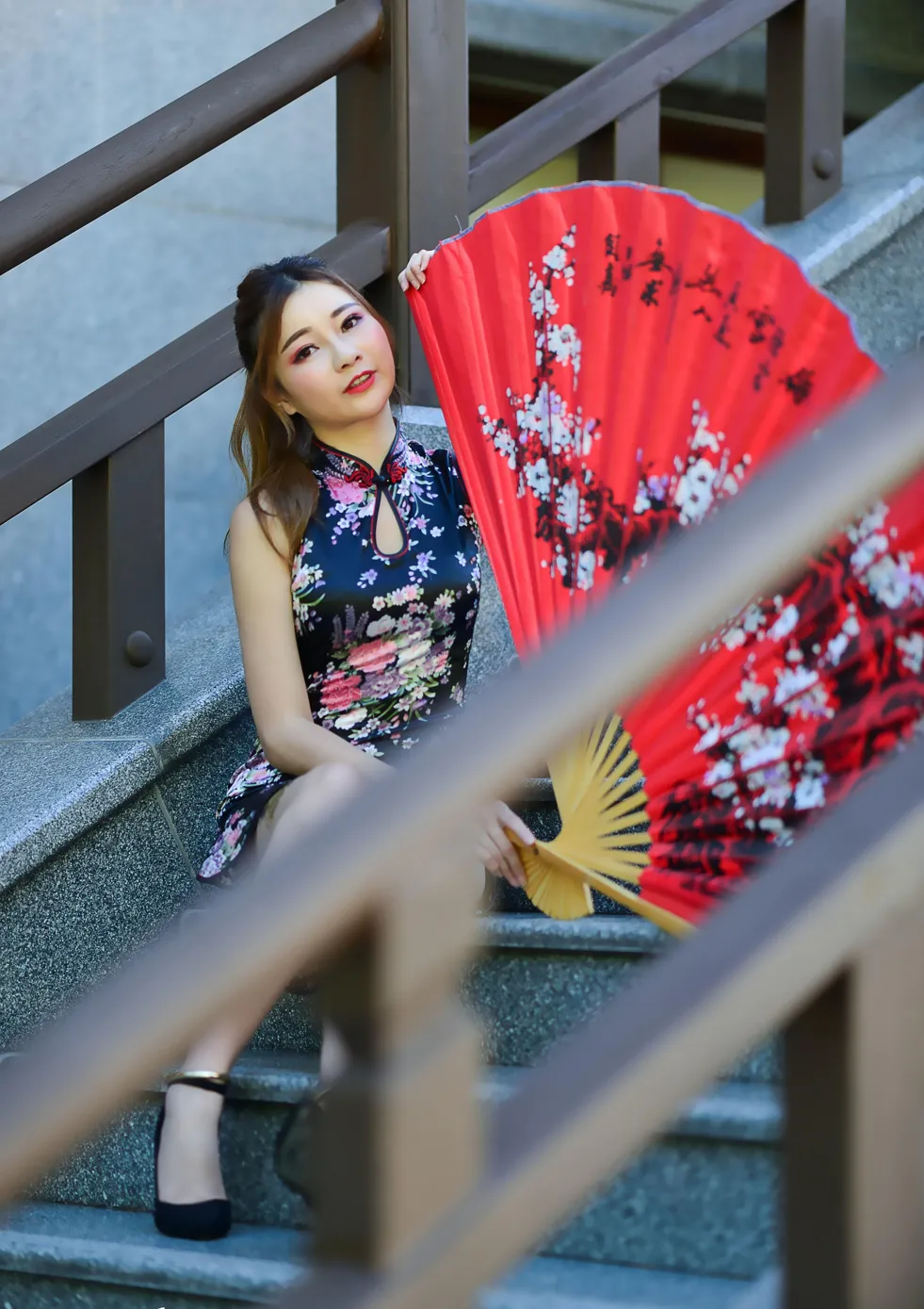 [爱美足] NO.209 陈映蓉 短旗袍高跟美腿 街拍#[58P]-2