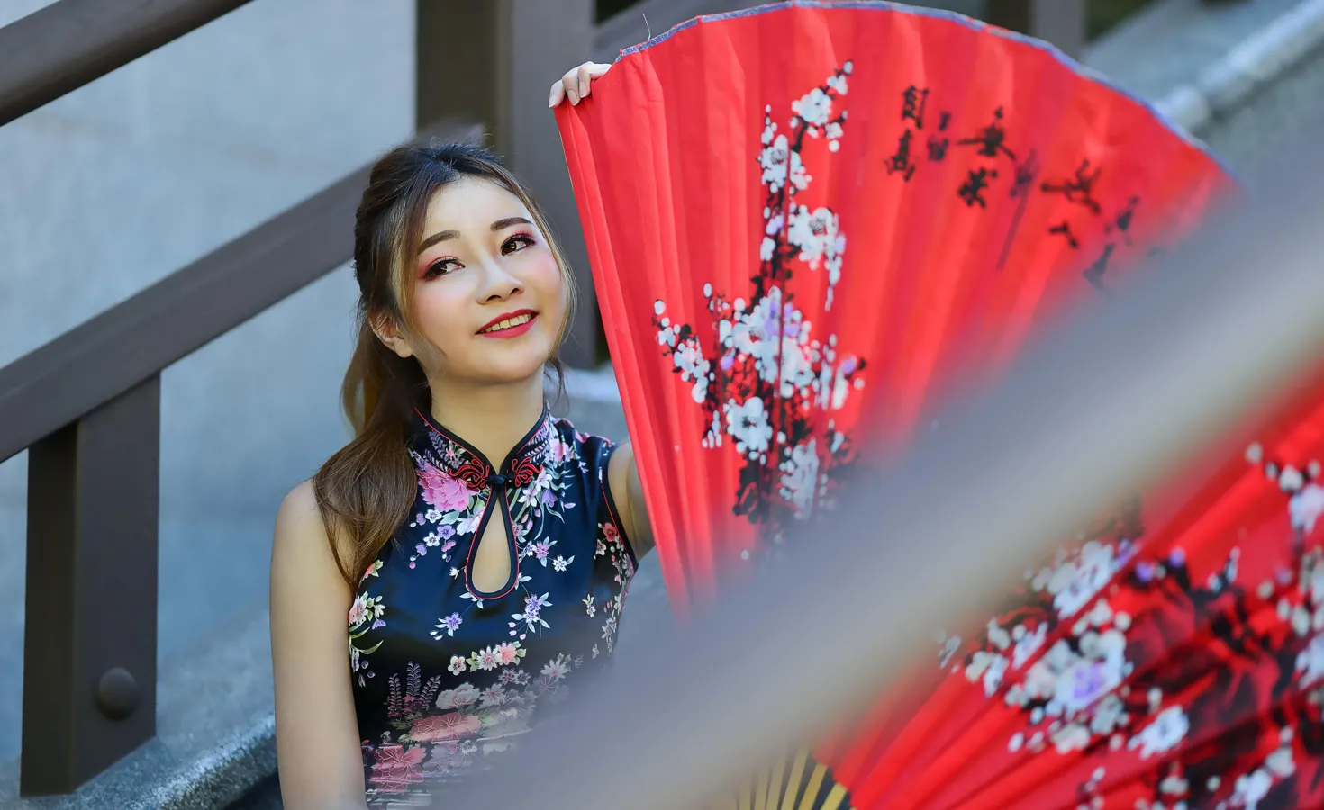 [爱美足] NO.209 陈映蓉 短旗袍高跟美腿 街拍#[58P]-6