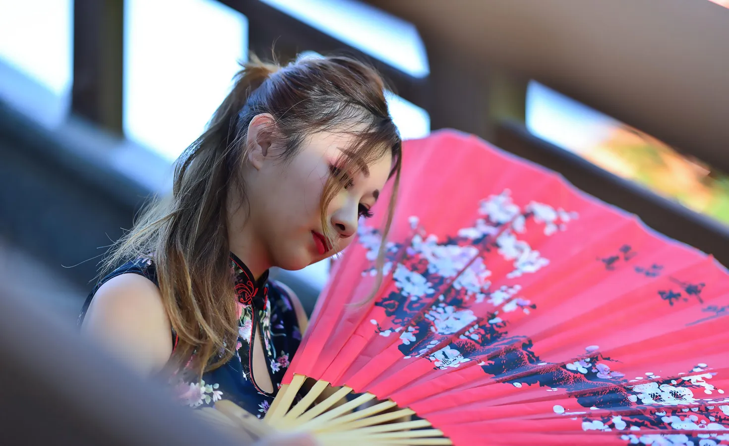 [爱美足] NO.209 陈映蓉 短旗袍高跟美腿 街拍#[58P]-1